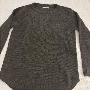 Pink Clover Textured Khaki Sweater